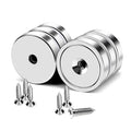 MIKEDE 6 Pack Strong Magnets, 30lbs Neodymium Heavy Duty Magnets, Round Strong by MIKEDE
