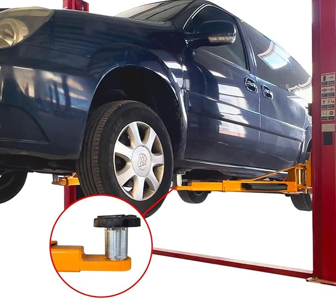 10000lbs 2 Post Lift Car Lift Auto Vehicle Car Lift Truck Hoist Floor Plate 220V - Image 3