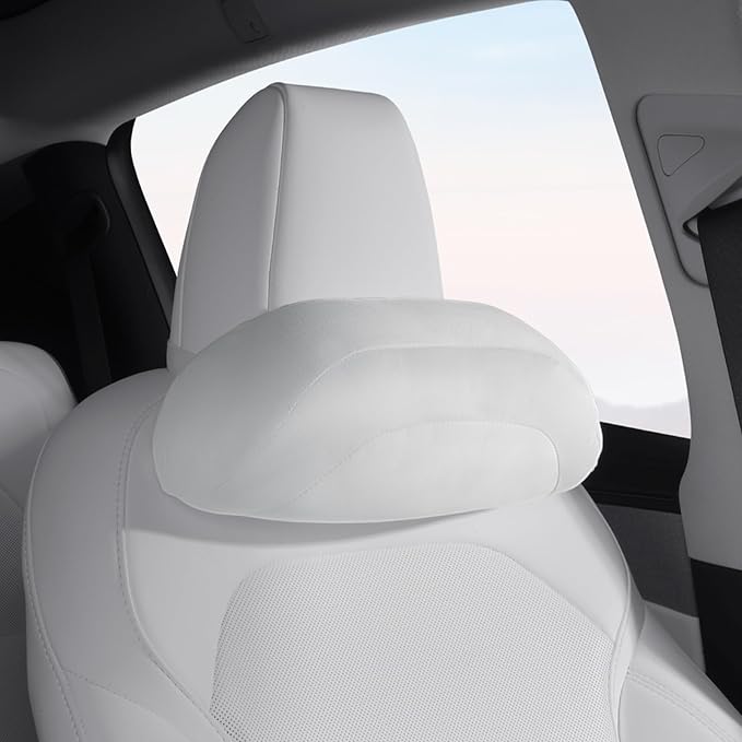 Car Headrest Pillow for Driving, Softness Ergonomic Design Universal Travel by topabyte