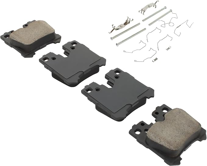 Premium Semi-Metallic Rear Brake Pads Replacement - Image 2