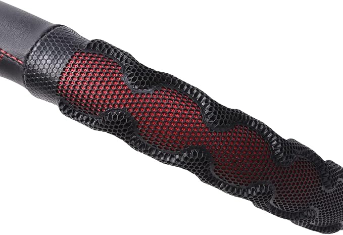 Flying Banner car Steering Wheel Cover Faux Leather Massage Universal fit 3D - Image 6