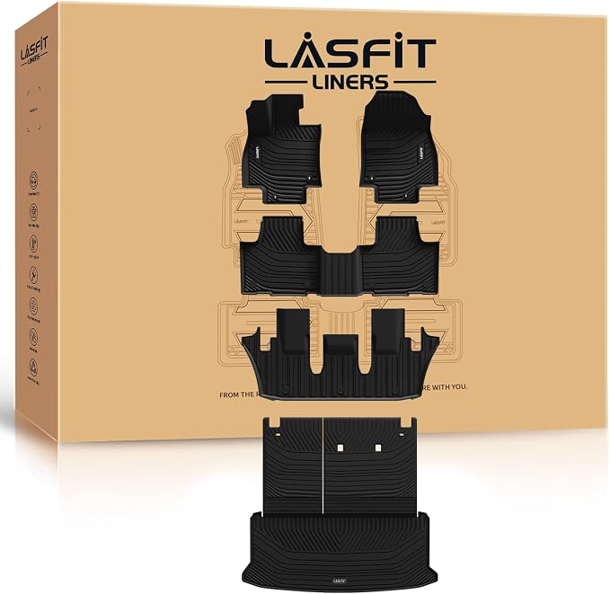 LASFIT Floor Mats for Toyota Grand Highlander 2024 2025 by LASFIT