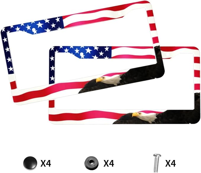 American Flag License Plate Frame American Flag License Plate Holder American - Image 3