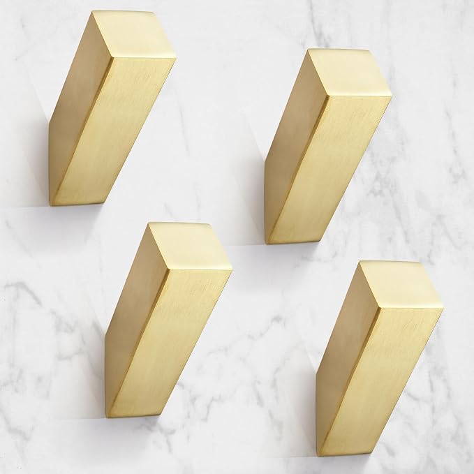 NINETREX Gold Towel Hooks for Bathroom Modern Wall Mounted Heavy Duty SUS304 by NINETREX