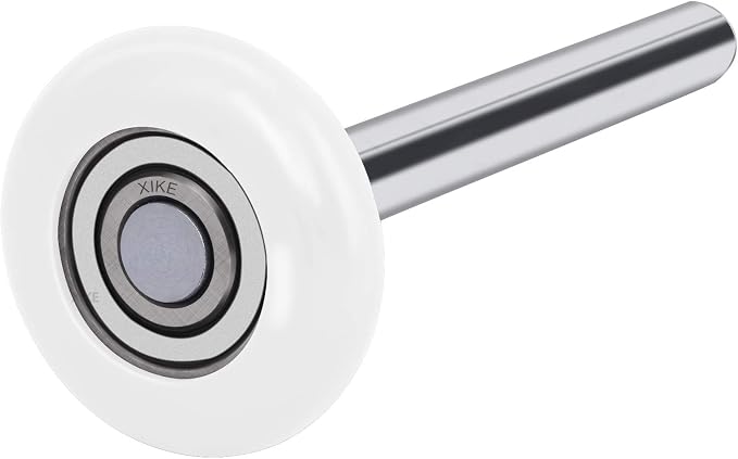 XiKe 12 Pack White 2" Nylon Garage Door Roller 4" Stem, Quiet/Durable and High - Image 5
