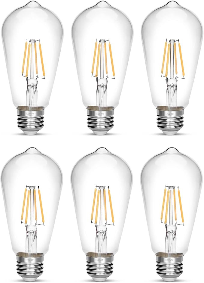 LED Edison Bulb 4W, Antique 40W Vintage Edison Bulb, E26 Light Bulb Non by NOTOC