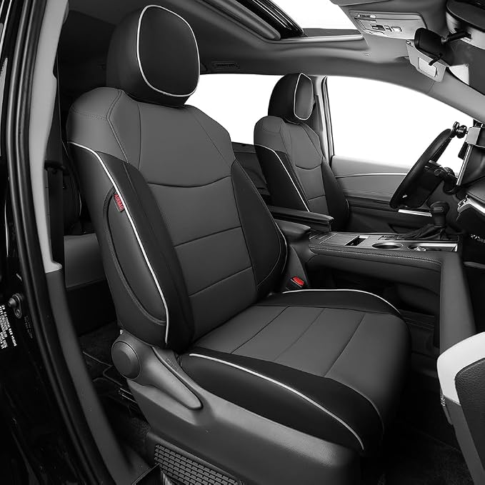 EKR Sienna Seat Covers for 2011-2020 Toyota Sienna L, 7 Seats, 2nd Row Captain by EKR