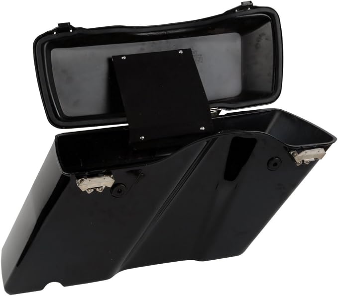 XFMT Motorcycle Hard Saddle bags Trunk W/Conversion Bracket Mount Kit Fit - Image 3