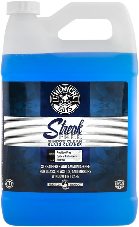 Chemical Guys CLD300 Streak Free Glass & Window Cleaner, Ammonia Free & Safe on by ChemicalGuys