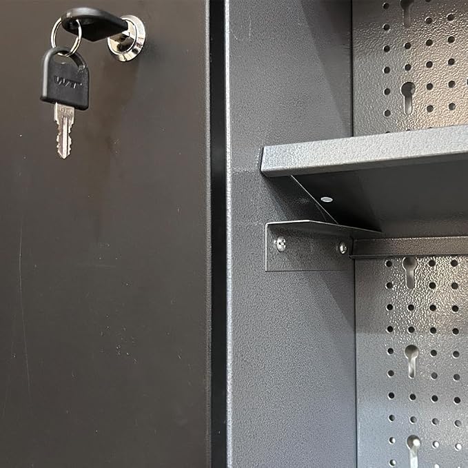 JZD Metal Storage Organization System, Hanging Closet, - Image 6
