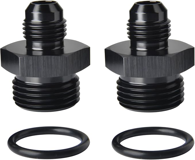 6AN Male Flare to 10AN ORB O-ring Boss Fuel Pump Rail Adapter Fitting Aluminum by Podavelle