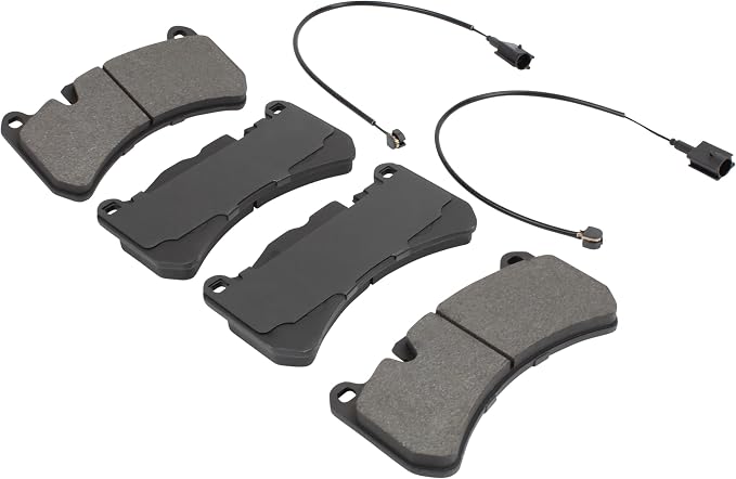 Premium Semi-Metallic Front Brake Pads Compatible - Image 2