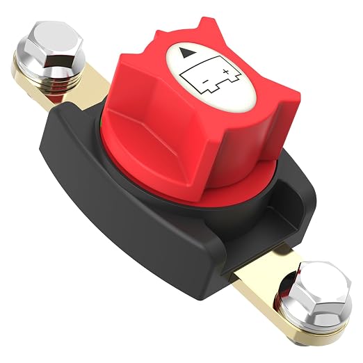 Side Post Battery Disconnect Switch, On/Off Battery Power Cut Off Switch 275A by Hilictokt