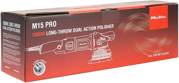 Maxshine M15 Pro Dual Action Polisher | 15mm Throw, Ergonomic Grip, Low - Image 4
