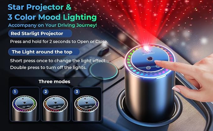 Smart Car Air Fresheners, New Smell Experience Car Freshener Essential Oil - Image 9