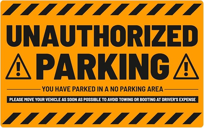 easykart labels 50 Parking Violation Stickers by EasykartLabels