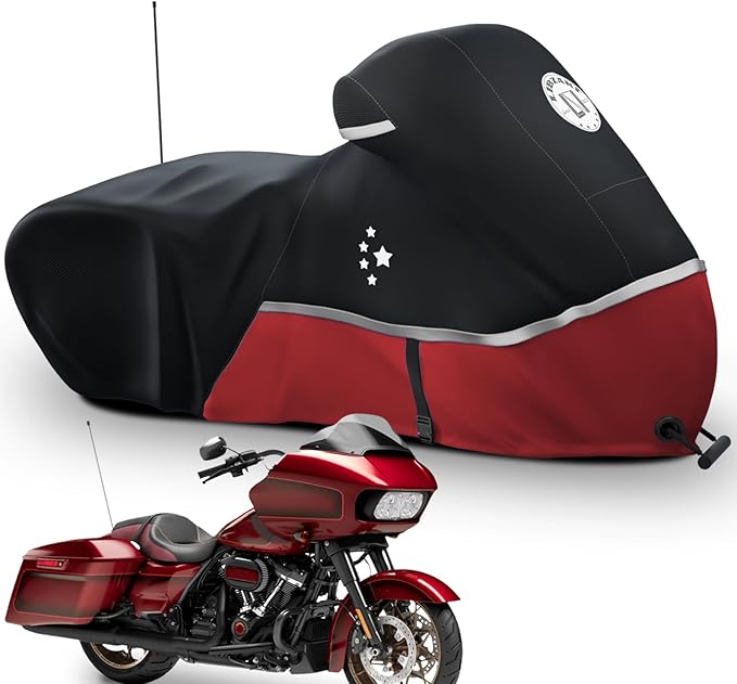 Motorcycle Cover Storage for Touring Models Harley Davidson Road King, Road by LILIBZAKI