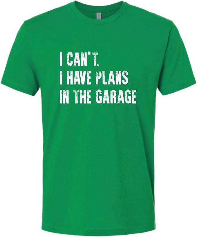 Go All Out Adult I Can't I Have Plans in The Garage Funny Dad Gift Deluxe Soft - Image 2