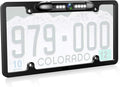 JPP License Plate Backup HD Camera, Rear View Camera 170° Viewing Angle by JPP