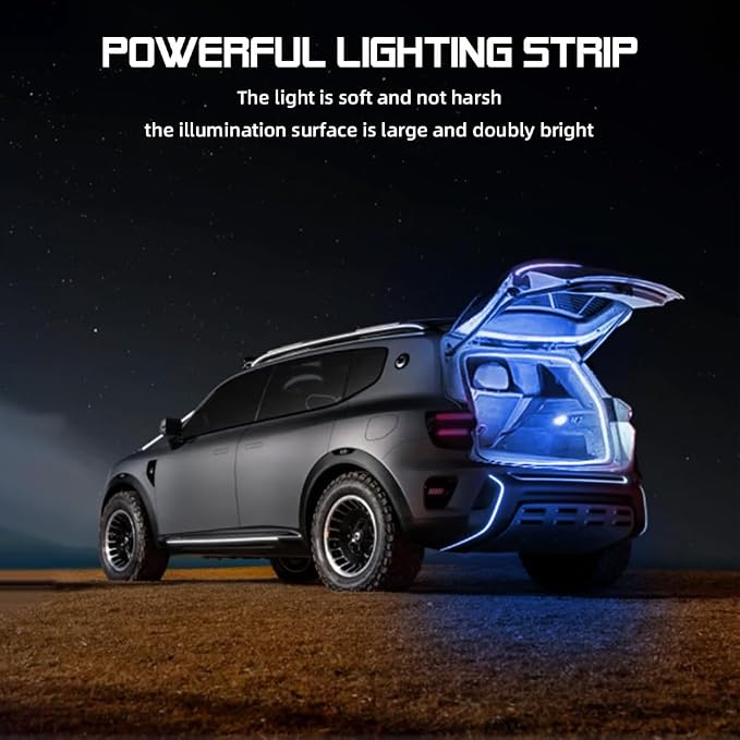 Car LED Strip Light For Trunk, 158Inch IP67 Silicone Waterproof Neon Light - Image 5