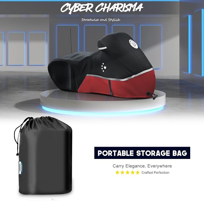 Motorcycle Cover Storage for Touring Models Harley Davidson Road King, Road - Image 8