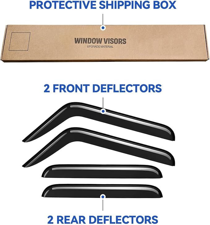 Window Visors Rain Guards Shield - Image 5