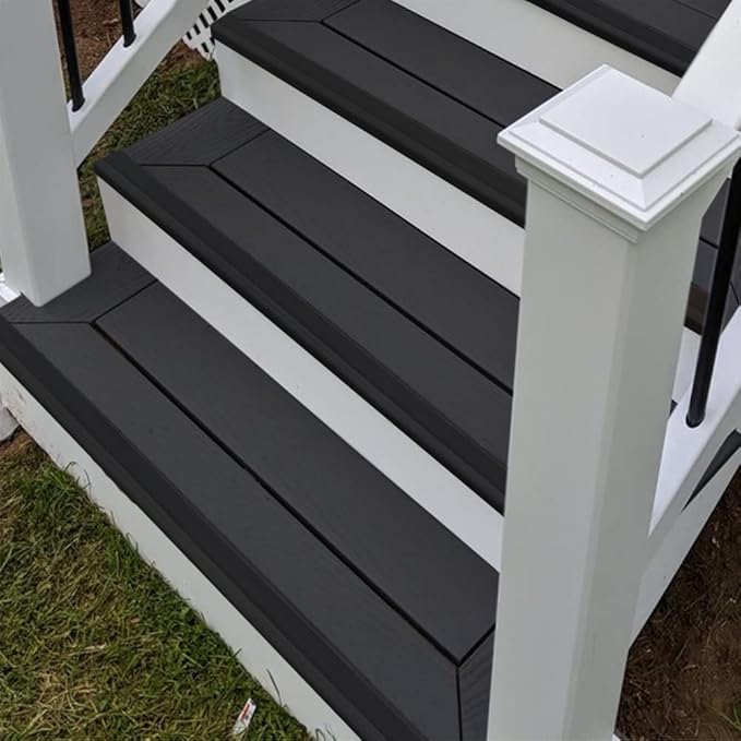 Rubber Bond Stair Edge Protector 36x2x1 inch Anti-Slip Stair Corner Trim Rubber - Image 5