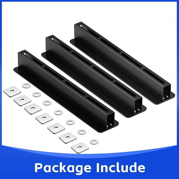 3 Pack Overhead Storage Bin Rack, Ceiling Racks - Image 7
