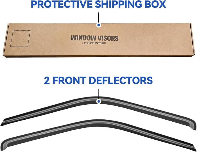 Window Visors Rain Guards for 1988-1999 Chevy/GMC C/K 1500/2500/3500 Standard - Image 5