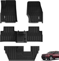 3W Floor Mats Fit for Jeep Grand Cherokee L 7 Seat 2021-2025 All Weather TPE by 3W