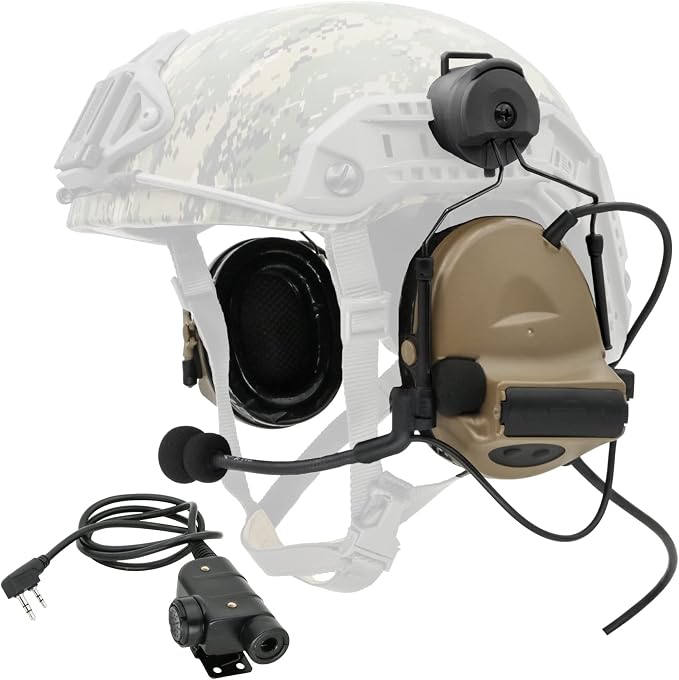 COMTA 2 Helmet-Type Tactical Headset by TSVISIONCORE