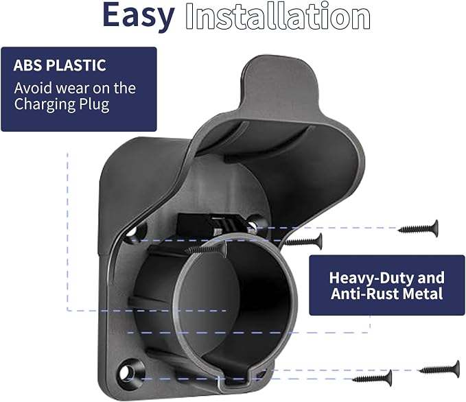 EV Charger Holder Wall Mount for SAE J1772 - Image 7