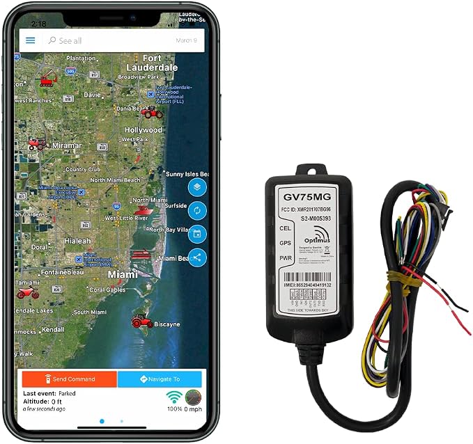 Optimus GV75MG Waterproof Wired GPS Tracker by OptimusTracker
