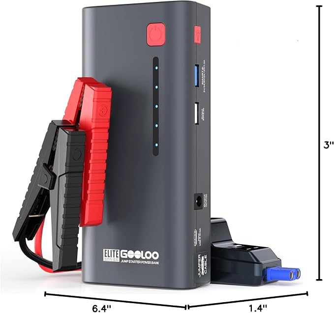 GOOLOO Jump Starter Battery Pack 3000A Peak SuperSafe Car Starter - Image 8