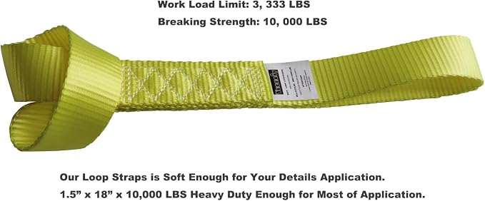 Soft Loop Tie Down Straps Heavy Duty Motorcycle Tie Down Straps Loop Straps - Image 4