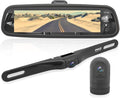 Pyle Dash Cam, Rearview Mirror Monitor, Night Vision, 7.4” LCD Screen, Backup by PyleUSA