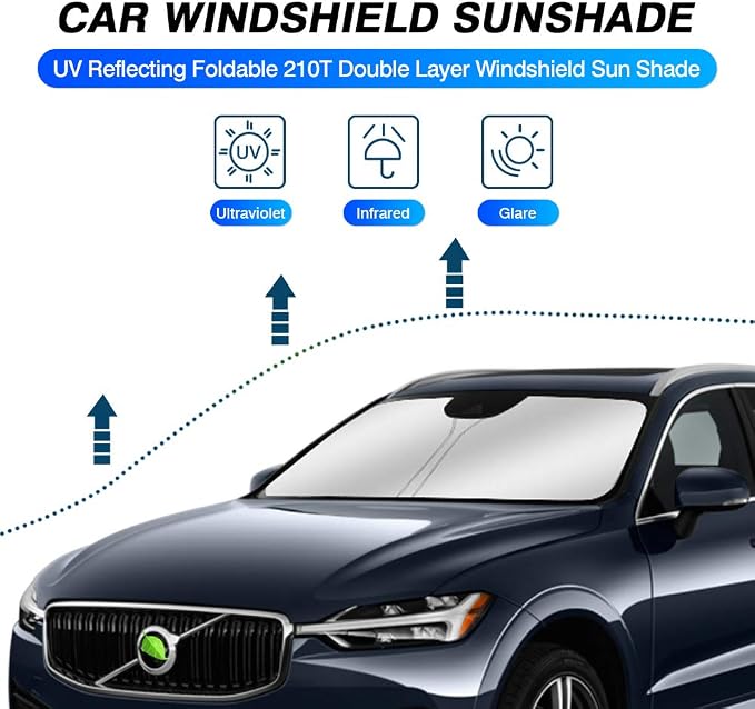 KUST Custom Fit Windshield Sun Shade - Image 2