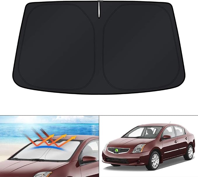 KUST Windshield Sun Shade for Nissan Sentra 2007-2012 Accessories Custom Fit by KUST
