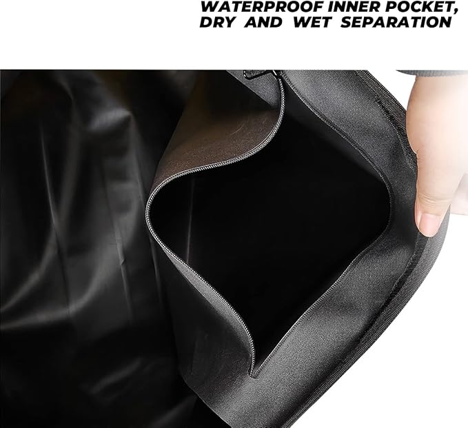 Motorcycle Saddle Bags Tail Bag, 30L Roll-top Waterproof Motor Detachable Side - Image 6