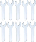 HARFINGTON 10pcs Small Wrench Open End Wrench 12x70x1.5mm Metric U-Shaped by HARFINGTON