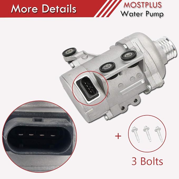 MOSTPLUS Electric Engine Water Pump Compatible - Image 3