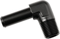 1/2 NPT Male to 5/8" Hose Barb Fitting Adapter 90 Degree Elbow Aluminum Black by Podavelle