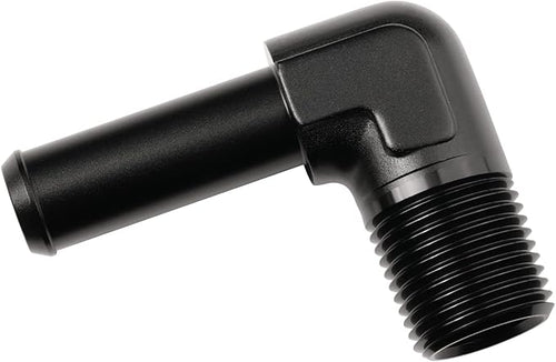 1/2 NPT Male to 5/8" Hose Barb Fitting Adapter 90 Degree Elbow Aluminum Black by Podavelle