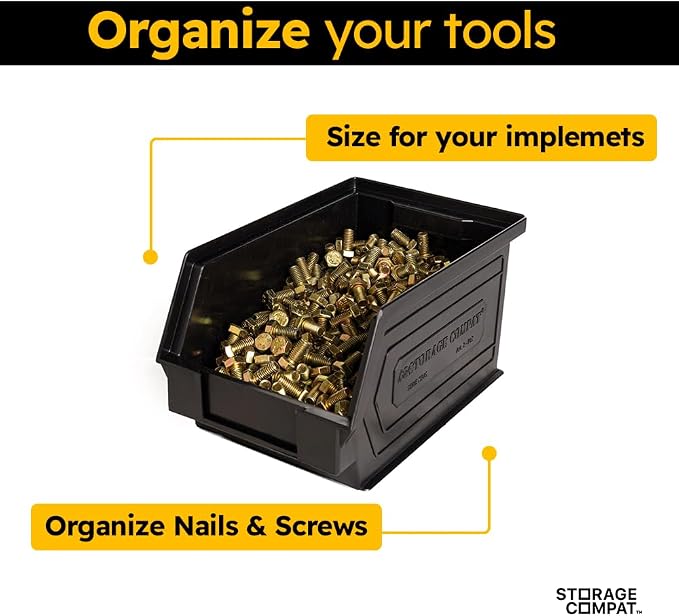 Plastic Storage Bins, Storage Organizer Bin - Image 4