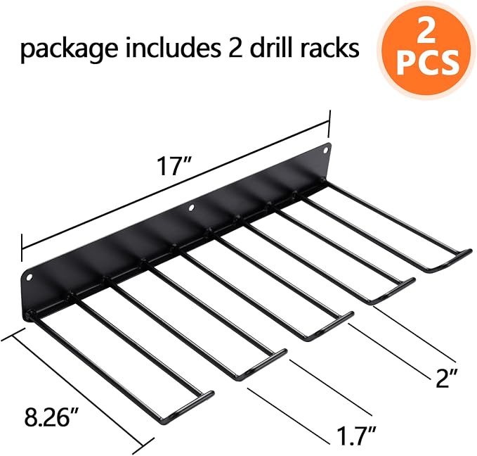 Drill Holder Wall Mount, Power Tool Organizer, Heavy Duty Garage Tool - Image 3