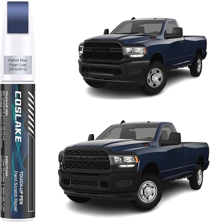 Car Touch Up Paint) for Dodge Ram, Car Paint Scratch Repair Kit, Quick & Easy by COSLAKE
