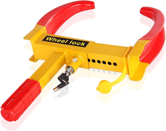 Flexzion Trailer Wheel Lock Anti Theft Wheel Clamp Lock - Image 2