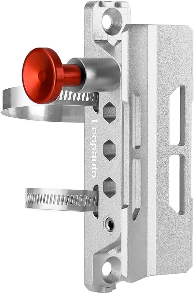 Vehicle Fire Extinguisher Mount Bracket, Aluminum Adjustable Quick Release Roll - Image 8