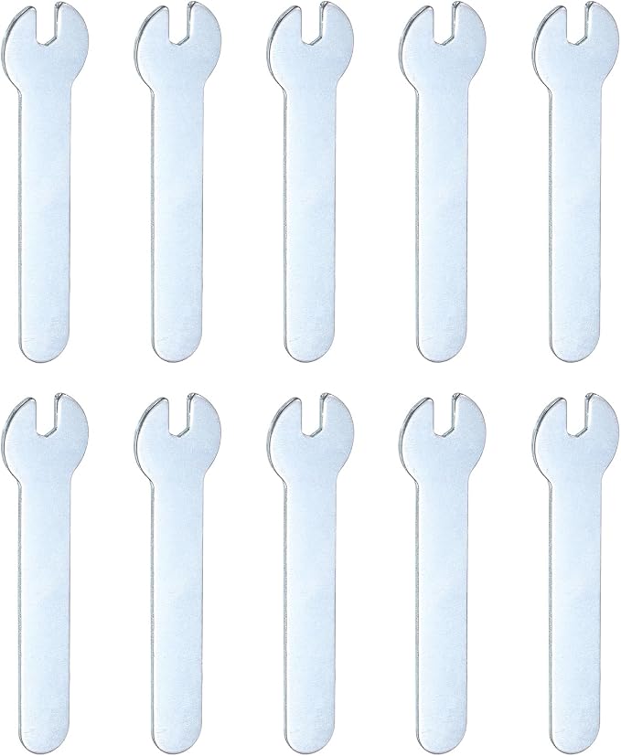 HARFINGTON 10pcs Small Wrench 4x66x1.5mm Metric U-Shaped Single Open Ended by HARFINGTON