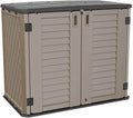 ADDOK 26 Cu.ft Outdoor Storage Shed Multi-Function, Lockable Horizontal Storage by ADDOK